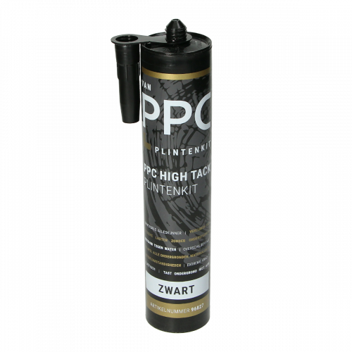 PPC High Tack Plintenkit Ral 9005 (zwart)
